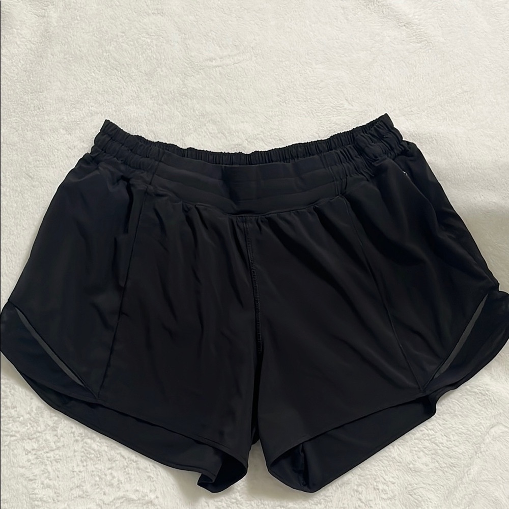 Lululemon Athletica Black Athletic Shorts Lightweight Breathable Design - Picture 4 of 8